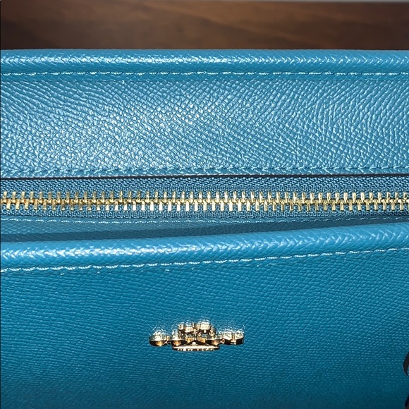 Coach Mini City Zip Tote, Dark Teal, F22967 - Picture 5 of 16